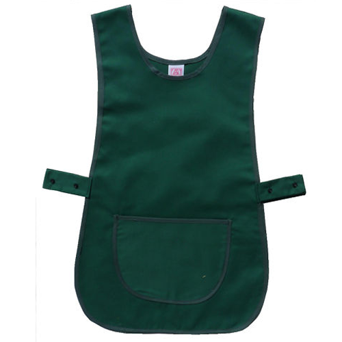 Plain Green Classic Polycotton Workwear Tabard